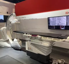 The Shimadzu Trinias SCORE Opera Angiography system at RSNA 2022. It offers dose lowering technologies and workflow efficiencies. #RSNA #RSNA22 