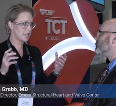 Kendra Grubb discusses TAVR vs SAVR and the most recent data to explain choices with patients.