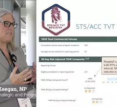 Video of Patricia Keegan, NP, Emory, explains value of the ACC TVT NCDR registry for TAVR and why it is important from both a quality monitoring standpoint and for attracting patients to your program.