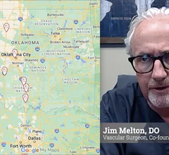 Jim Melton, DO, vascular surgeon and co-founder of the CardioVascular Health Clinic in Oklahoma City, explains the use of mobile outreach cardiology clinics to help rural and Native American populations.