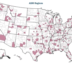 These are regions where the Medicare Ambulatory Specialty Model (ASM) for heart failure will be implement starting Jan. 1, 2027. About 60% of the regions are rural and there are concerns the new mandatory participation model may cause cardiologists to not see heart failure patients. The ASM will reduce pay for most cardiologists and the they can be penalized with further cuts if a patient has a hospital admission, even it they were not immediately under the physician's care.