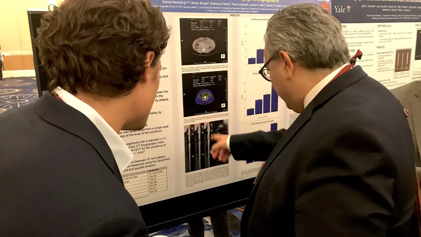 Poster sessions on the expo floor at SCCT 2022. #SCCT #SCCT2022 #yesCCT #cardiacCT