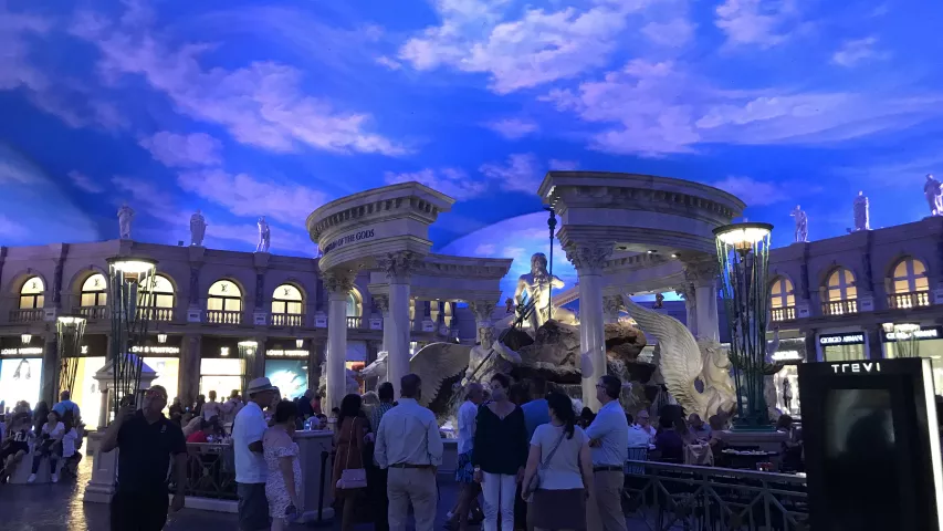 Caesar's Palace Forum Shops area near where SCCT was hosted. #SCCT2022