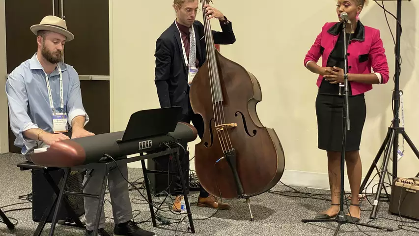 Band playing at ASE 2023 meeting
