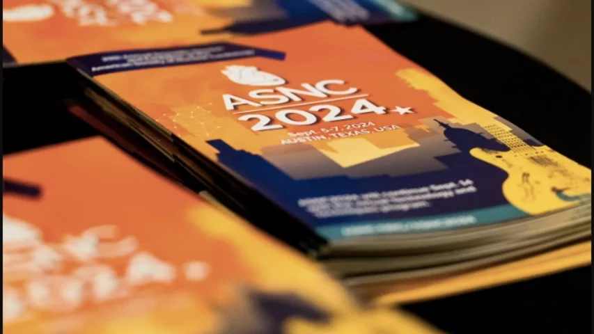 ASNC 2024 meeting programs. Photo courtesy of ASNC
