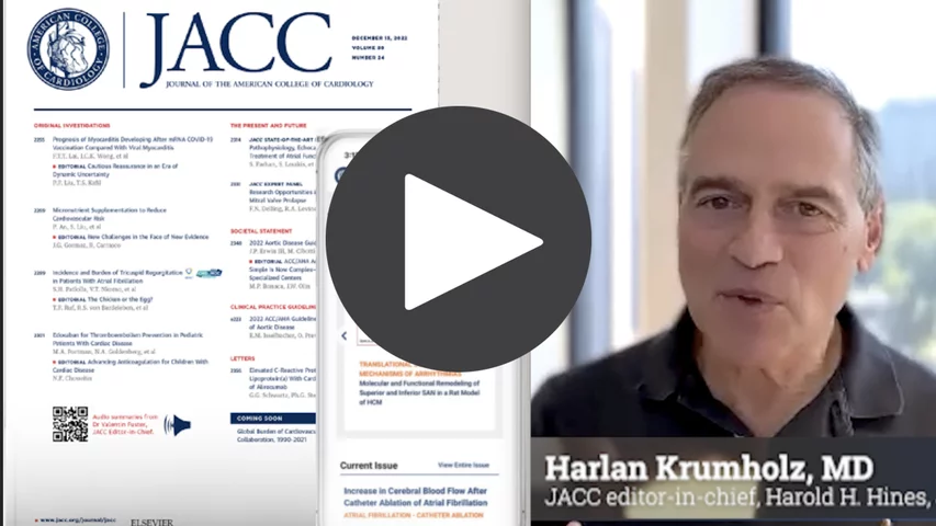 Harlan Krumholz on changes to JACC | Cardiovascular Business