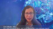 Ami Bhatt, MD, the American College of Cardiology (ACC) Chief Innovation Officer, and an Adult Congenital Heart Disease cardiologist at Mass General Hospital (MGH). She is viewed one of the national experts on telecardiology, having been the former director of telecardiology at Mass General during 2020-2021.