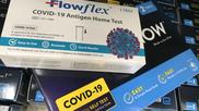 a pile of covid tests
