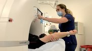 There have been a big increase in interest in cardiac CT following the publication of the 2021 ACC Chest Pain Evaluation Guidelines, which raised CT angiography (CTA) to a 1A level of evidence. This has prompted many centers to consider creating CTA programs. This is a cardiac patient being set up for a CCTA scan at Duly Health and Care in the Chicago suburbs. The healthcare group opened one of the first out-patient cardiac clinics in the country with a dedicated cardiac CT scanner. 