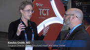 Kendra Grubb discusses TAVR vs SAVR and the most recent data to explain choices with patients.