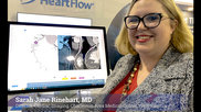 Sarah Jane Rinehart, MD, director of cardiac imaging, Charleston Area Medical Center, Charleston West Virginia, as been using the FDA-cleared RoadMap artificial intelligence algorithm from HeartFlow in studies and in clinical used since it was cleared and said it helps cardiologists in several ways. #ACC #ACC24 #ACC2024 #Heartflow #AIhealth