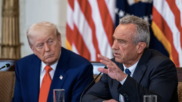 Trump and Robert F. Kennedy Jr., secretary of health and human services (HHS). White House press photo 
