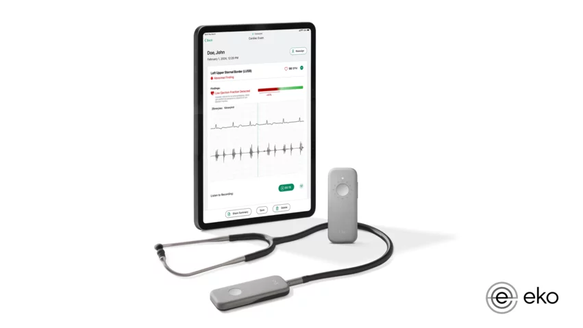 Eko Health, the California-based healthcare technology company known for its advanced stethoscopes, has received U.S. Food and Drug Administration (FDA) approval for a new artificial intelligence (AI) offering designed to detect low ejection fraction (EF). 