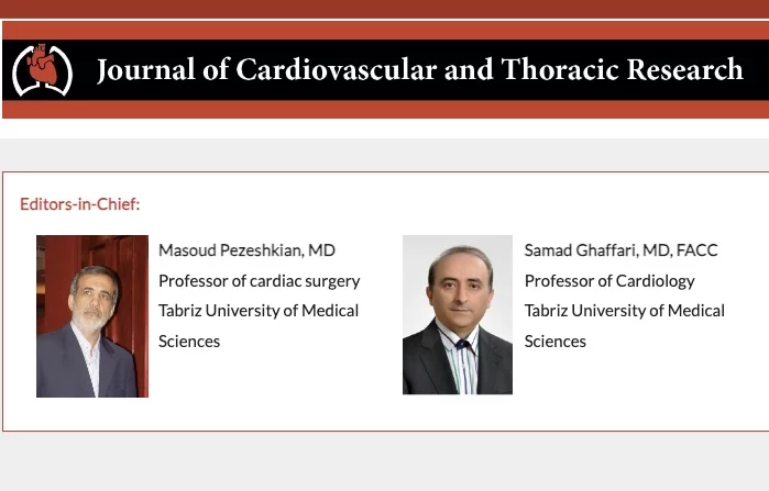 Iranian President and cardiologist Masoud Pezeshkian listed as an editor in chief of the Journal of Cardiothoracic Research.