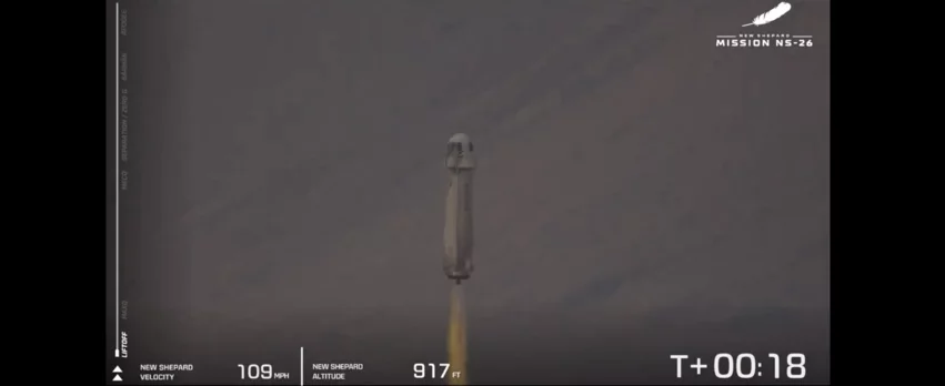 Blue Origin New Shepard rocket