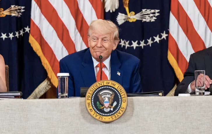 President Donald Trump, White House press photo.