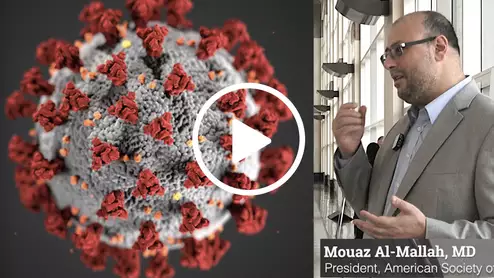 Video of ASNC President Mouaz Al-Mallah, MD, explaining some long-COVID cardiac symptoms might be due to coronary microvascular dysfunction. He was part of a recent study that used PET top assess myocardial perfusion that found there is impaired microvascular flow in long-COVID patients.