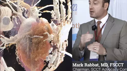 Mark Rabbat, MD, director of cardica CT at Loyola, discusses legislative advocacy efforts by SCCT to gain wider reimbursement for cardiac CT. #SCCT #SCCT23 #SCCT2023
