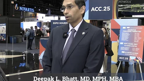 Deepak L. Bhatt, MD, MPH, MBA, Director of Mount Sinai Fuster Heart Hospital and the Dr. Valentin Fuster Professor of Cardiovascular Medicine at the Icahn School of Medicine at Mount Sinai, explains what he sees as the top recent trials impacting acute coronary syndrome care (ACS).