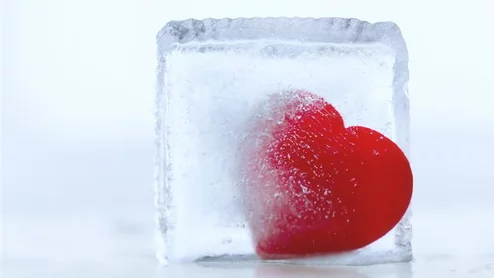 heart ice cool cold freezing frozen