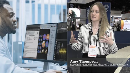 Healthcare IT analyst Amy Thompson from Signify Research explains trends in cardiology information systems at ACC 2025.