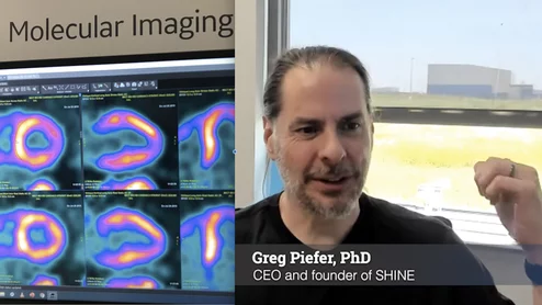  Greg Piefer, PhD, CEO and founder of Shine, explains the timeline to restart U.S. production of molybdenum-99 (Mo-99) for nuclear imaging.