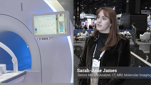 Sarah-Jane James, CT, MRI, molecular imaging senior market analyst for Signify Research, explains key trends in imaging systems she saw at the Radiological Society of North America (RSNA) 2025 meeting. 