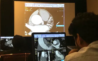 Pre-conference all-day training course for the Coronary CTA Academy: Cases from Basic to Intermediate. CTA experts explained step by step how to review cardiac CT scans and how to do basic post-processing of the datasets. #SCCT #SCCT2022 #yesCCT #CCTA #CTA