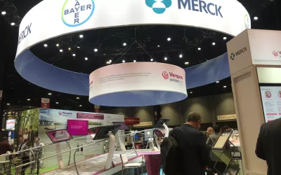 Bayer and Merck Booth at AHA22