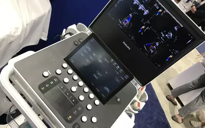 The new Philips 5500CV cardiac ultrasound shown at ACC.23. #ACC23 #ACC