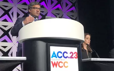 Vivek Reddy, MD, director of Cardiac Arrhythmia Services The Mount Sinai Hospital, speaks about the latest data on LAA occlusion using the Watchman occluder at a Boston Scientific session at ACC23.