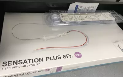 The cath lab has supplies in case a procedure runs into difficulties, such as intra-aortic balloon pumps (IABP) in case hemodynamic support is required.