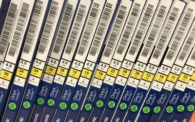Medtronic Onyx Frontier stents in the main cath lab. Banner ASC in Sun City, Arizona.