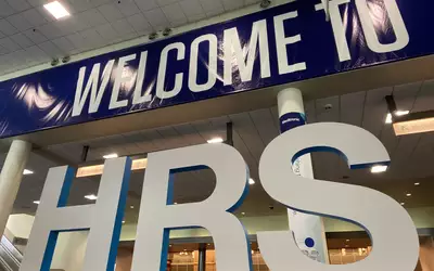 Welcome to the Heart Rhythm Society HRS 2023 meeting. Photo by Dave Fornell
