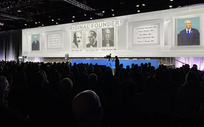 This year marked the 75th anniversary of ACC and the college founders from 1949 were highlighted as part of ACC24 opening session by ACC President Hadley Wilson. #ACC #ACC24 #ACC2024