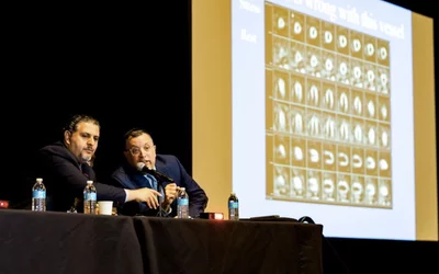 Andrew Einstein, MD, PhD, director of nuclear cardiology, cardiac CT and cardiac MRI, Columbia University Irving Medical Center, answers a questions in a session ASNC 2024.. Photo courtesy of ASNC