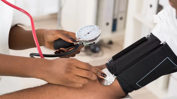 Blood pressure cuffs can help patients monitor their hypertension.