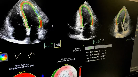 To prevent the risk of patients developing heart failure from chemotherapy agents in cancer care, patients are typically have their left ventricular ejection fraction (LVEF) or myocardial strain monitored using either echocardiography or equilibrium radionuclide angiography/multigated acquisition (ERNA/MUGA). If cardiac damager occurs, the treatment is discontinue or pause treatment. Cardiac imaging to assess chemotherapy-induced cardiotoxicity using strain echo. 