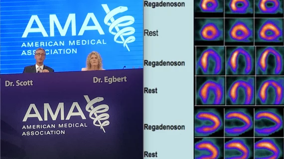 The American Medical Association (AMA) Board of Delegates approved a policy calling on payers to reimburse for the drug regadenoson and not to employ payment policies that push for cardiologists to change the drug they use for pharmacologic stress for one that is considered less safe. The policy was adopted at the AMA 2022 meeting. #AMA #AMA175 #AMAmtg #ASNC