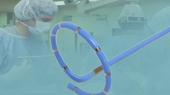 The Pulnovo pulmonary artery denervation catheter. In February 2021, the devices was granted the U.S. Food and Drug Administration (FDA) breakthrough device designation. #TCT2022 #PAH