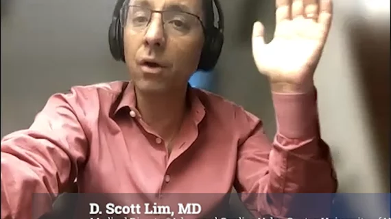 D. Scott Lim, MD, medical director of the Advanced Cardiac Valve Center, and co-director of the Adult Congenital Heart Disease Center at University of Virginia (UVA) Health in Charlottesville, and an associate professor at the University British Columbia, explains how intracardiac echo (ICE) is increasingly being used to help guide structural heart procedures. 