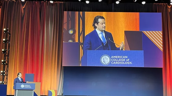 Philippe Généreux, MD, presenting late-breaking clinical research on TAVR at ACC.25