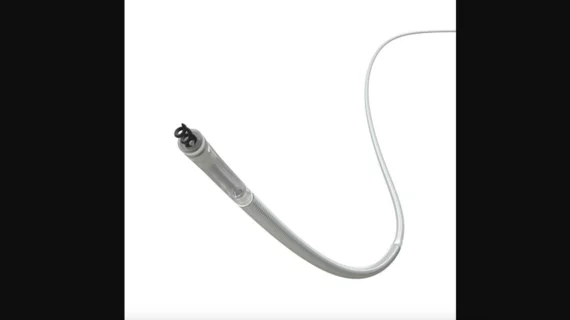 OmniaSecure defibrillation lead for placement within a patient’s right ventricle