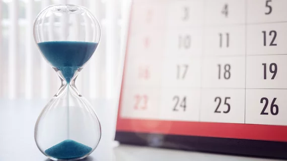 wait times waiting hour glass calendar delay